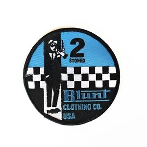Blunt Clothing Iron On Patch Streetwear Classic 1990s  Vintage Skate New